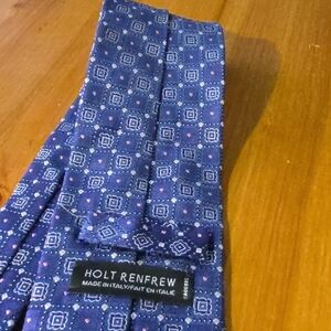 Holt Renfrew Purple Patterned Tie
